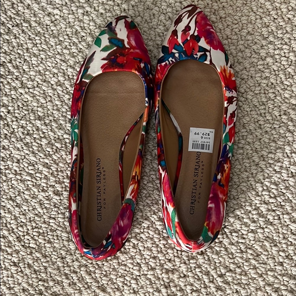 Christian Siriano Women's Floral Flats
